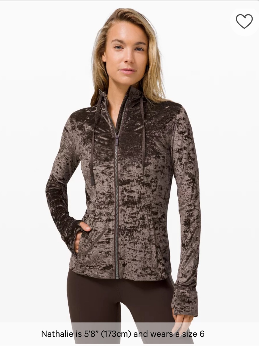 Lululemon Hooded Define Jacket - Crushed Velvet